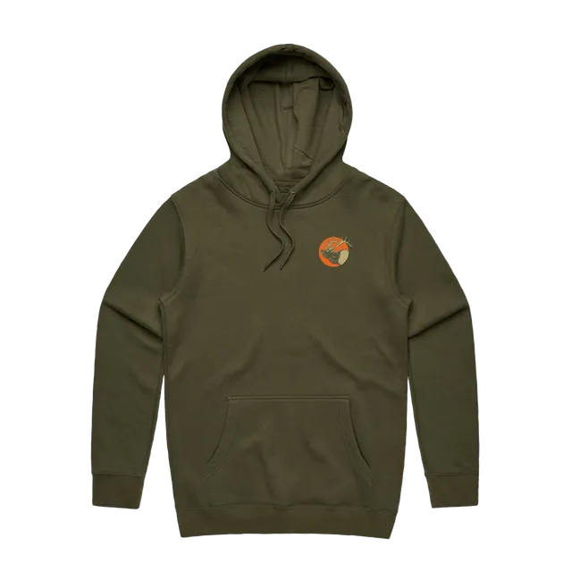 Elk Badge Pullover Hoodie