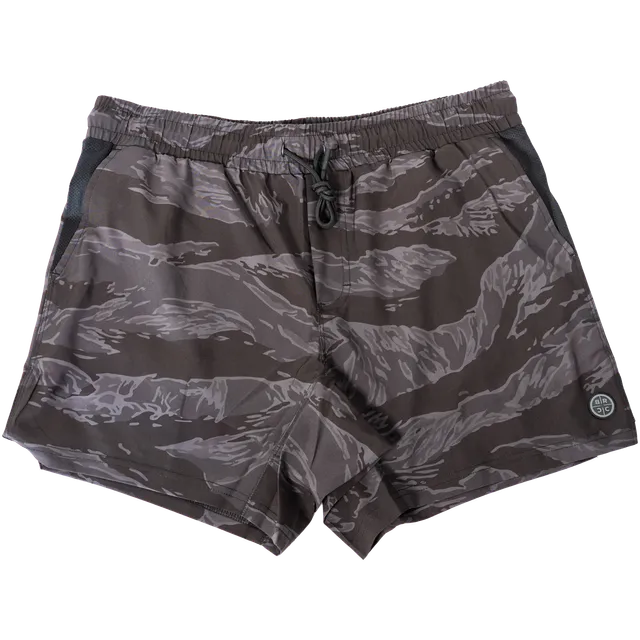 BRCC Performance Shorts, 6" Inseam, Black Tiger Camo 2 BRCC Performance Shorts, 6" Inseam, Black Tiger Camo