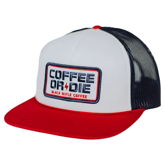 Coffee or Die RWB Foam Trucker Hat 1 Coffee or Die RWB Foam Trucker Hat