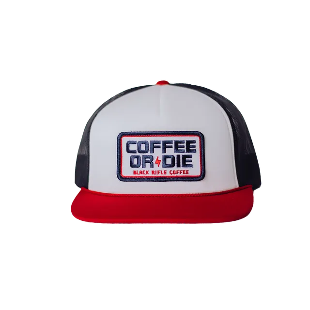 Coffee or Die RWB Foam Trucker Hat 3 Coffee or Die RWB Foam Trucker Hat