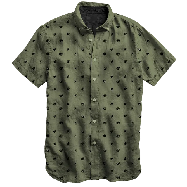 BRCC X Pattern Ops Button Down