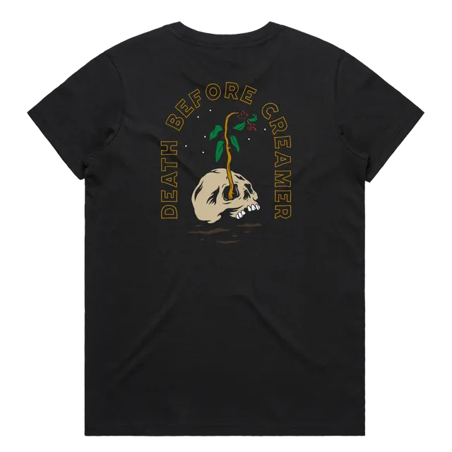 Women's Death Before Creamer T-Shirt
