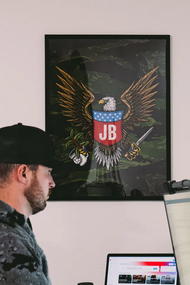 Just Black Poster