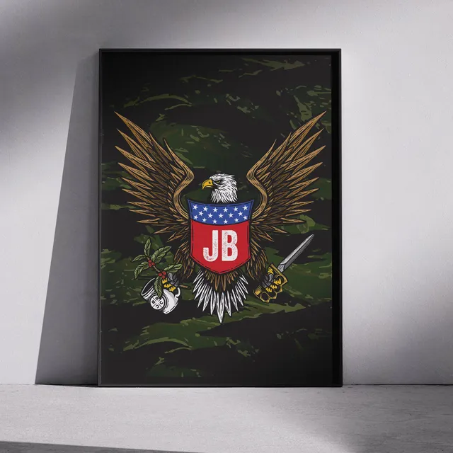 Just Black Poster