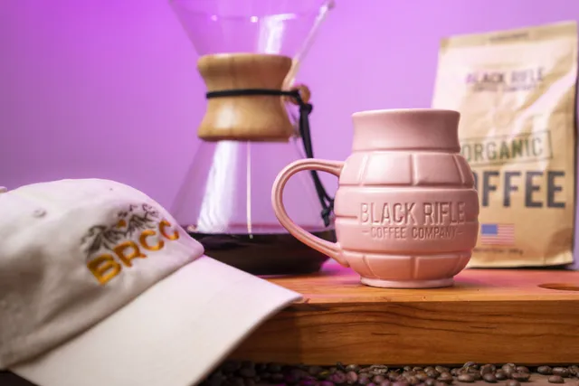BRCC Grenade Mug, Sand Pink