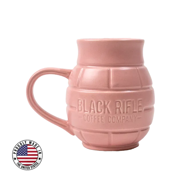 BRCC Grenade Mug, Sand Pink