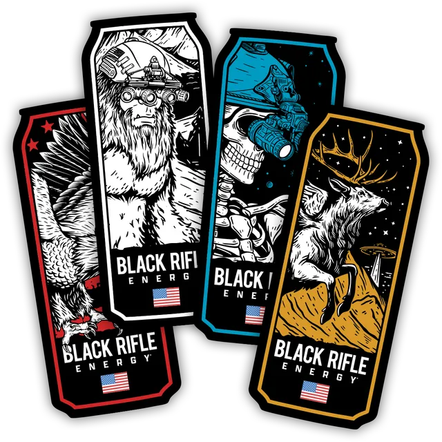 Black Rifle Energy Sticker Pack