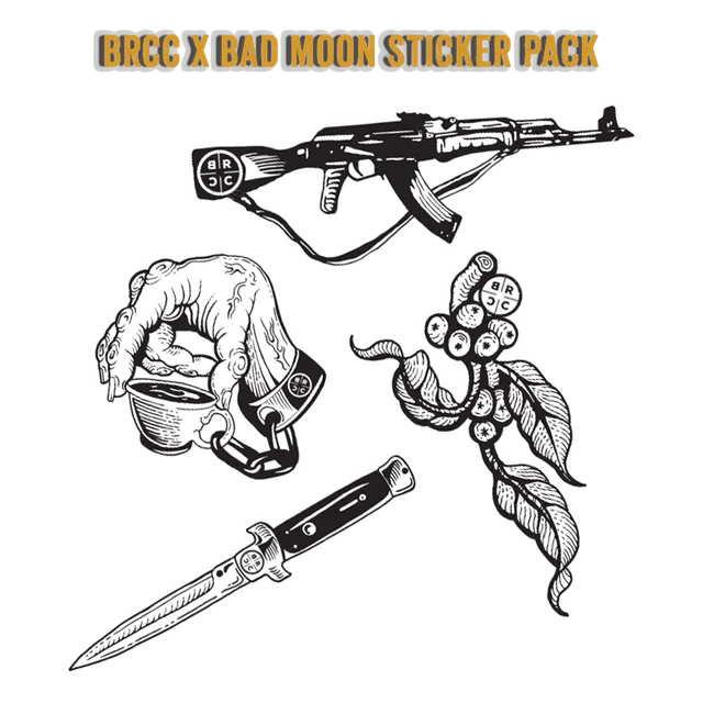 Bad Moon x BRCC Sticker Pack 1 Bad Moon x BRCC Sticker Pack