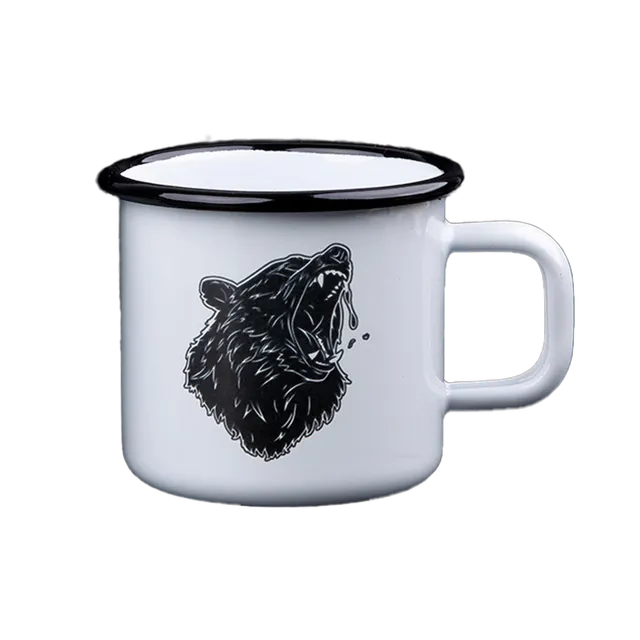Grizzly Enamel Mug