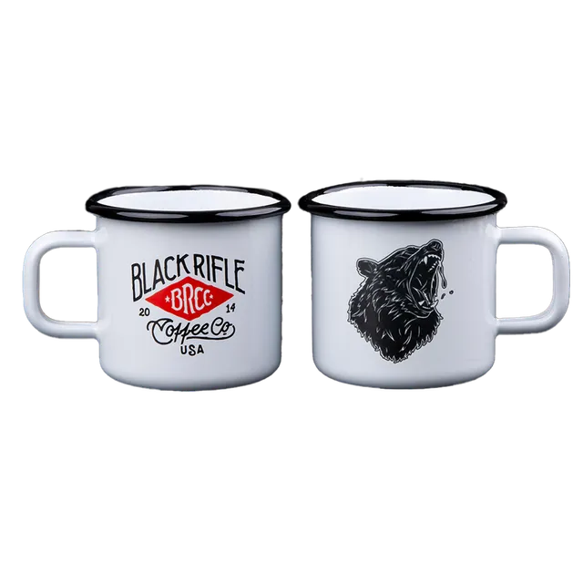 Grizzly Enamel Mug