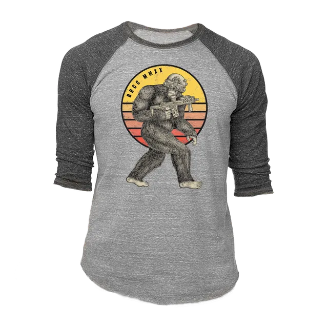 Tactisquatch 3/4 Sleeve T-Shirt 2 Tactisquatch 3/4 Sleeve T-Shirt