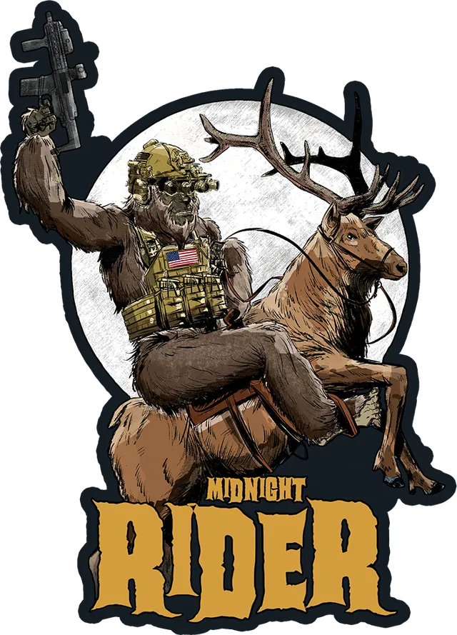 Midnight Rider 2.0 ECS Sticker