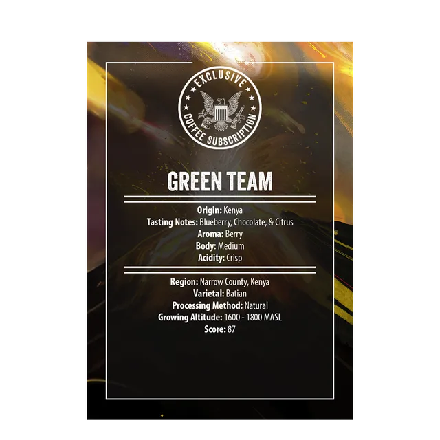 Green Team Roast