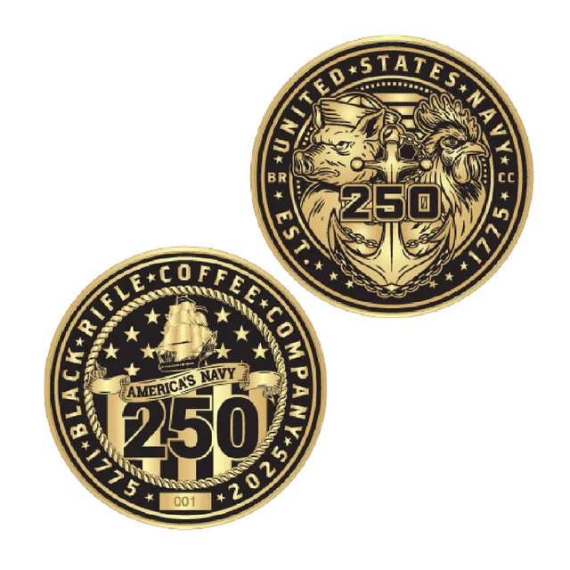 Navy 250th Challenge Coin