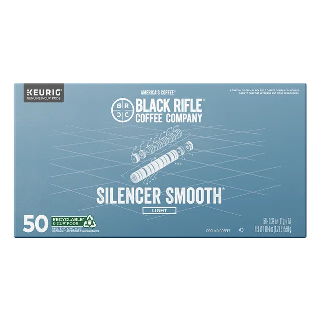 Silencer Smooth Coffee Rounds - 50CT