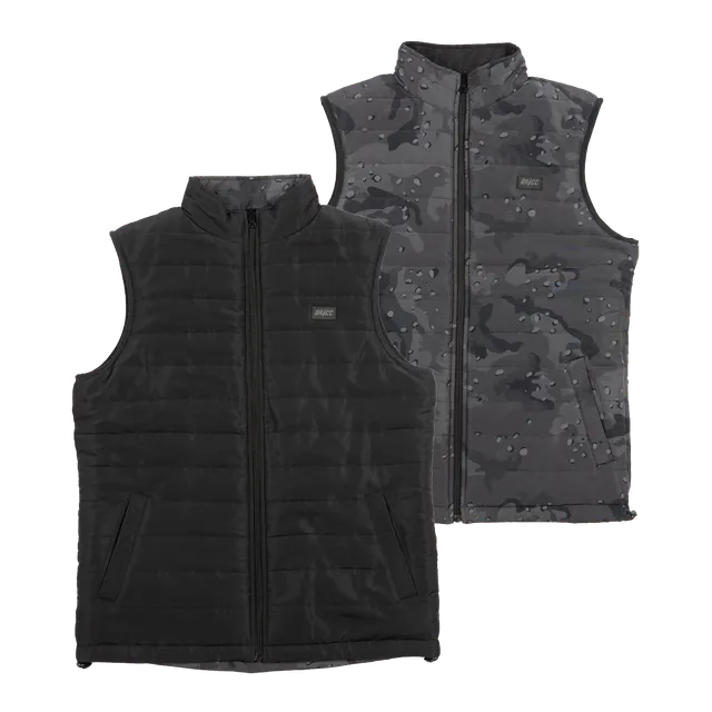 BRCC PVC Patch Reversible Matte Puff Vest